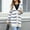 White, variant on Caywon Women's Fashion Casual Striped Cardigan Button Sweater Knitted Tops Long Sleeve Soft Basic Knit Cardigan Sweater Casual Long Sleeve Tops Black S
