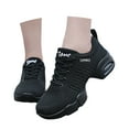 thumbnail image 5 of Women's Sneakers Sports Jazz Shoes for Women Athletic Dance Training Fitness Laces Air Cushion Style, 5 of 9