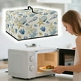 thumbnail image 3 of FOR U DESIGNS Starfish Conch Coral Print Microwave Oven Dust Cover Dustproof Small Appliance Covers Stain Resistant Microwave Oven Grill Covers Protector with Top Handle-S, 3 of 8