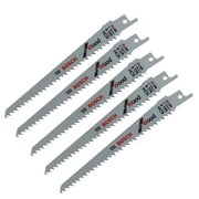 Bosch 5 Pack 6-Inch 6 TPI Reciprocating Saw Blades # RW66-5PK
