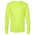 thumbnail image 2 of Hanes W120 Men's Long Sleeve Workwear Pocketed Tee, 2 of 7