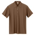 thumbnail image 1 of YDLCAFD Men Spring and Summer Fashion Loose Lapel Short Sleeve Top T Shirt Shirt Top, 1 of 7