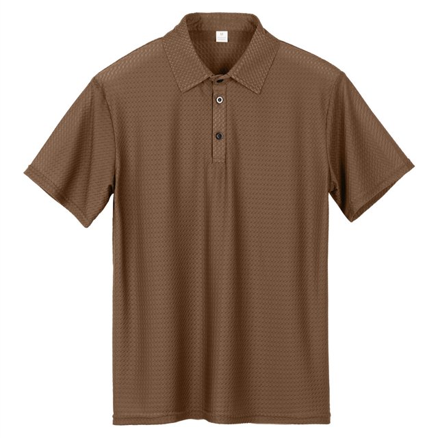 YDLCAFD Men Spring and Summer Fashion Loose Lapel Short Sleeve Top T Shirt Shirt Top
