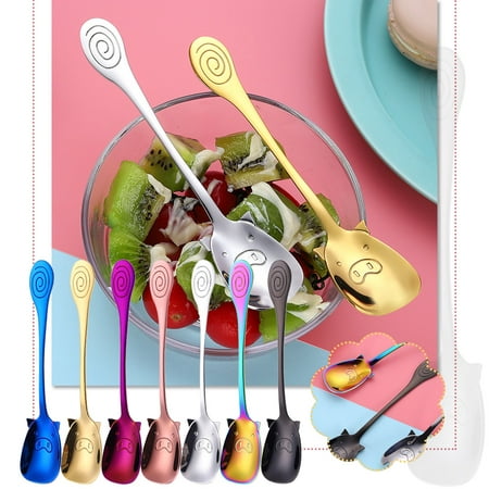 

WGOUP 304 Stainless Steel Coffee Spoon Cake Spoon Stirring Spoon One Size(Buy 2 Get 1 Free)