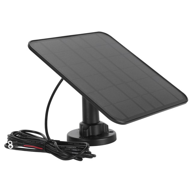 12W Solar Panel, IP66 Waterproof 360 Degree Adjustable Bracket with Charging Cable for , Video Doorbell 2, Doorbell 3+, 4 Plus, 2K Camera