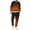 Orange_001, variant on Mens Jogging Suits Long Sleeve Crew Neck Gradient Print Sweatshirt Jogger Pants Casual Baggy Track Suits 2 Piece Set Sports Gym Orange 2XL