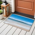 thumbnail image 6 of Rectangle Rug 2x3ft Area Rug, Summer Seaside Beach Clouds Ocean Area Rugs for Living Room Bedroom, Modern Style Floor Mat Non-Slip Non-Shedding Carpet Indoor Accent Rugs, 6 of 9