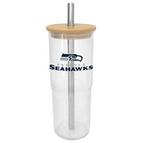 Seattle Seahawks 24oz. Glass Tumbler
