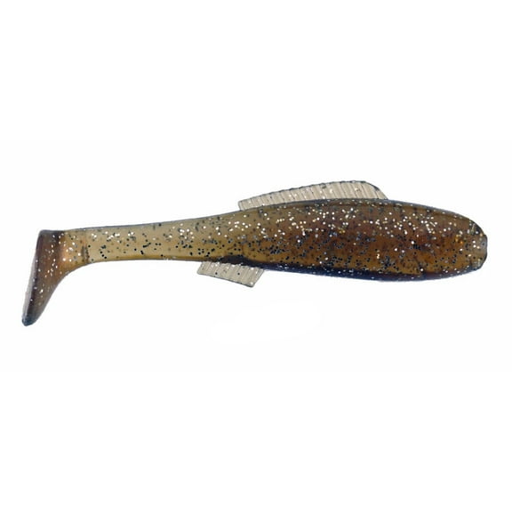 H&H CMR10-19 Cocahoe Minnow; 3" Rootbeer/Glitter, 10/Pack - CMR10-19