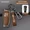 gun brown buckle, variant on For BYD han A 4 buttons Key Set Car Interior Matel Key Case Auto Key Bag Protection Key buckle Car accessories