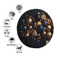 thumbnail image 4 of Yiaed Elegant Golden Blue Ornaments Print Print Tire Wheel Cover, tire covers for trailers,rv wheel covers,rv tire covers, camper tire covers,tire covers for cars-14 inch, 4 of 6