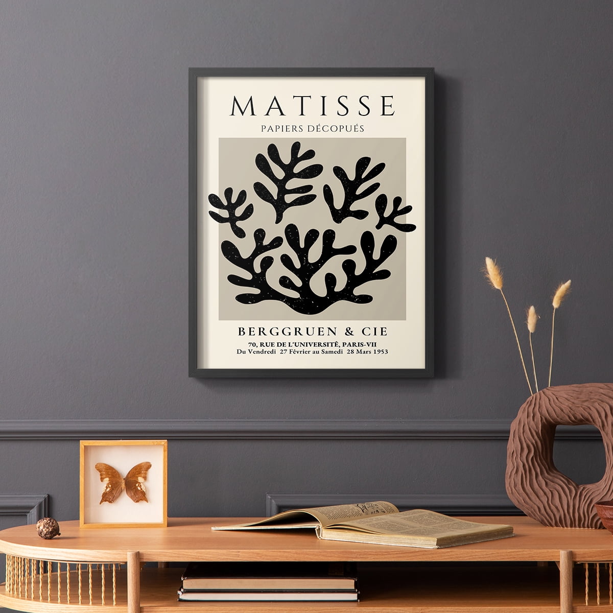 Matisse CLV Framed Print in Black Solid Wood 11 x 14 Framed Print
