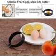 thumbnail image 5 of Egg Ring, Round Professional Pancake Mold, Egg Cooker Rings For Cooking, Stainless Steel Non Stick Round Egg Ring Mold For Fried Egg, Pancakes, Sandwi, 5 of 5