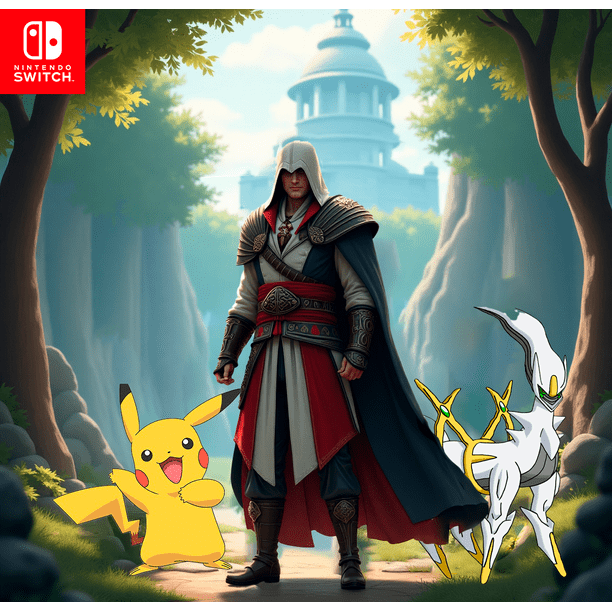 Bundle Videojuegos Assassin's Creed Ezio Collection & Pokemon Arceus -NSW