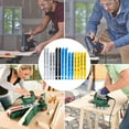 thumbnail image 5 of Miuline 14pcs Jig Saw Blade Set Steel Assorted Blades Fast Cut Down Jigsaw Blade Professional Jig Saw Cutter Accessories for Thin Metal Wood Plastic Cutting Compatible with Most Jig Saw, 5 of 7