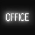 thumbnail image 1 of SpellBrite OFFICE LED Sign for Business. 20.5" x 6.3" White OFFICE Sign Has Neon Sign Look With Energy Efficient LED Light Source. Visible from 500+ Feet, 8 Animation Settings., 1 of 4