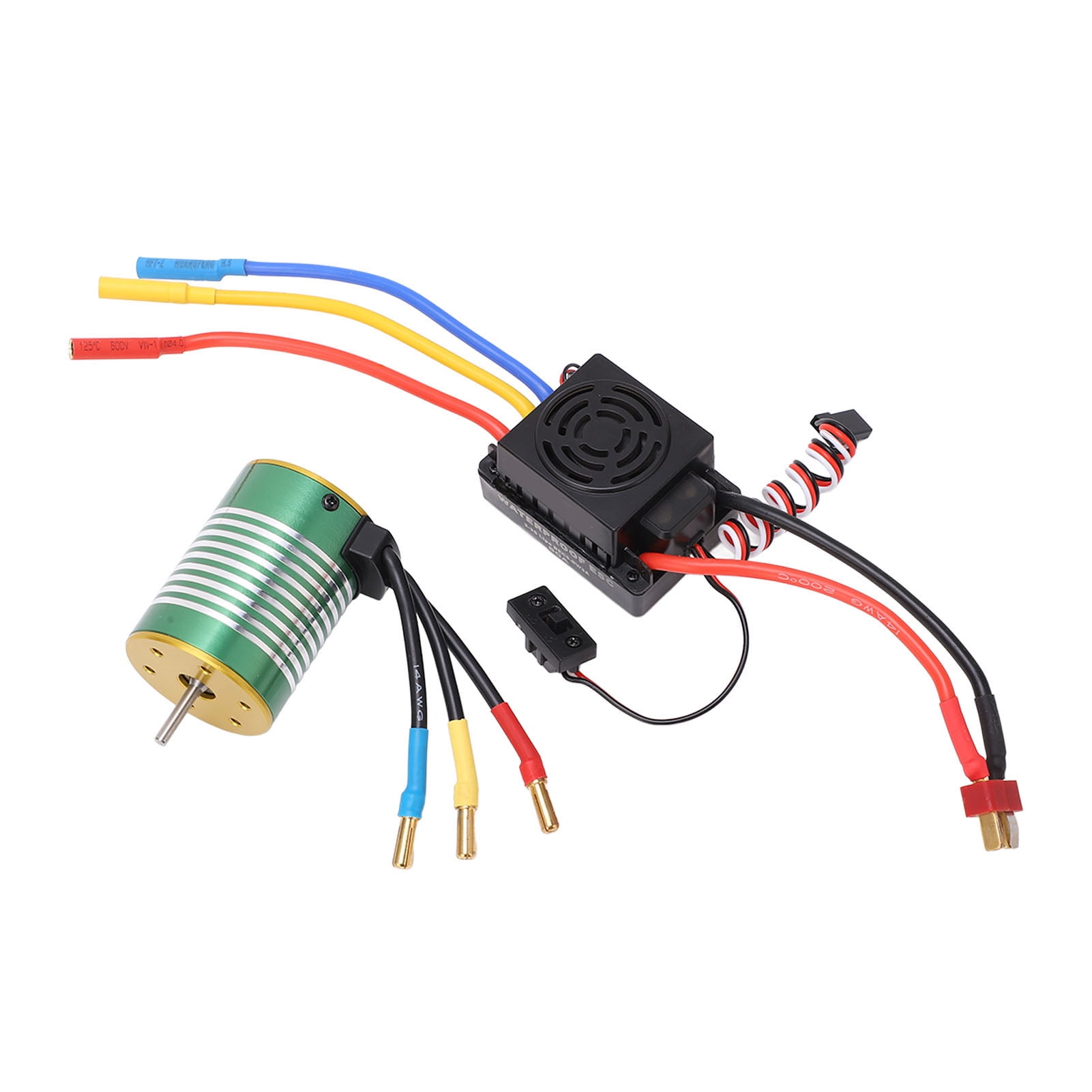 Brushless ESC And Brushless Motor, Waterproof RC Brushless Motor ESC