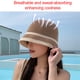thumbnail image 4 of Sombrero de pescador tejido con circunferencia de cabeza grande para mujer, gorro de pescador con protección solar, para playa al aire libre, 58-60cm, 4 of 5
