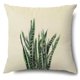 thumbnail image 1 of Funda de almohada decorativa de lino de estilo Simple, funda de cojín de hoja verde, decoración del hogar, sala de estar, sofá, 60x60, 50x50, 45x45, 1 of 4