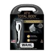 Wahl ATV Total Body Manscaper Hair Clipper for Men, Corded 18pc, Black Chrome 3024498