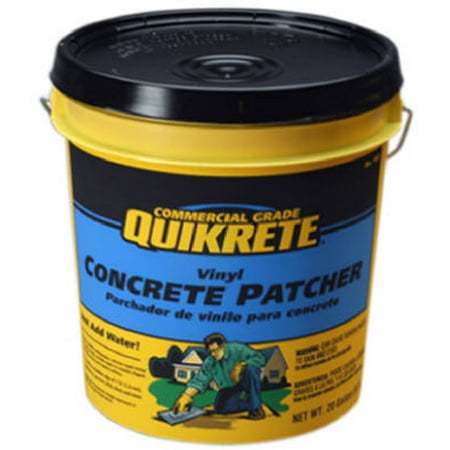 Vinyl Concrete Patcher, Gray, 20-Lb. Pail