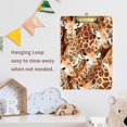 thumbnail image 4 of FORMRS Acrylic Clipboard with Low Profile Clip Standard A4 Letter Size, 12.5" x 9", Giraffe Head Pattern, 4 of 8