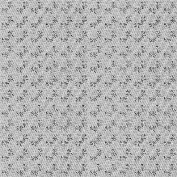 Ahgly Company Machine Washable Indoor Square Transitional Gunmetal Gray Area Rugs, 5' Square