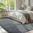 thumbnail image 4 of Fluffy Rug 160x200cm Bedroom Rugs: Shag Rug for Bedroom - Area Rug 160x200cm Gray Plush Fuzzy Soft Carpet for Living Room - Teenage Room Dorm Decor Carpets Gray Area Rug 160x200cm(Rectangular), 4 of 5