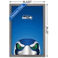 thumbnail image 3 of NFL Seattle Seahawks - S. Preston Mascot Blitz 20 Wall Poster, 14.725" x 22.375", Framed, 3 of 3