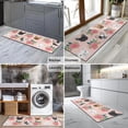 thumbnail image 2 of Pink French Bulldog Flowers Florals Kitchen Rug Mat,Kitchen Runner Rugs Non Skid Washable,Decorative Kitchen Floor Mats for Kitchen,Sink,Laundry,17"X47", 2 of 5
