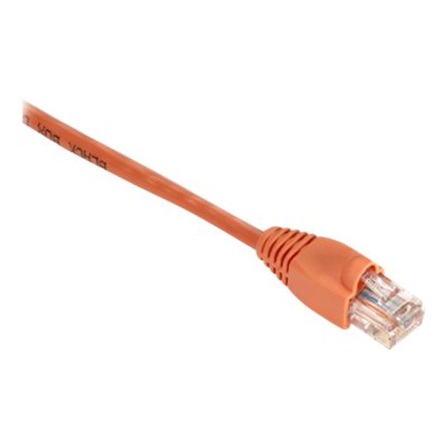 Black Box GigaBase 350 - Câble Patch - RJ-45 (m) à RJ-45 (m) - 3 Pieds - UTP - CAT 5e - Démarré, Sans Accroc, Strié - orange