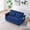 Blue, variant on Cozynest 55 Inch Convertible Velvet Sofa Bed 2 Seat Loveseat with Side Pockets for Small Spaces Living Room Bedroom Apartment Guest Room