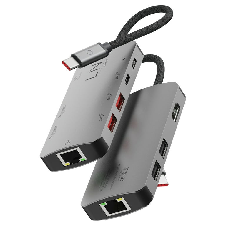 8in1 Pro USB-C 10Gbps Multiport Hub with 4K HDMI, Ethernet and