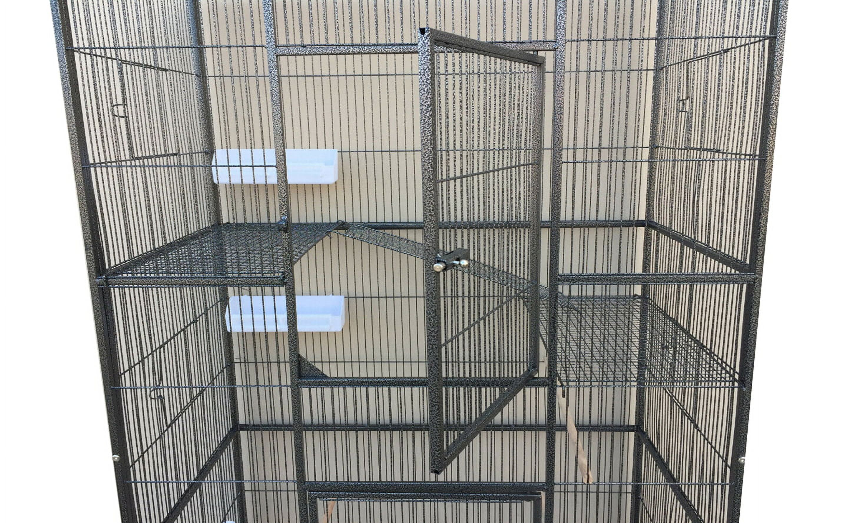 Extra Large 5-Tiers Small Animal Critter House Habitat Cage With Narrow 1/2-inch Wire Spacing for Guinea Pig Ferret Chinchilla Sugar Glider Rats Mice Hamster Hedgehog Gerbil
