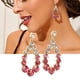 thumbnail image 5 of Pendientes de boda ANGGREK Estilo elegante colgantes Aleación duradera para fiesta, 5 of 8