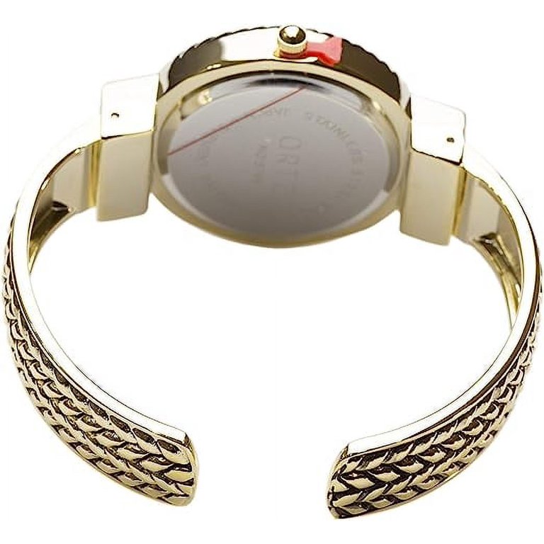Mother-of-Pearl Dial Bangle Cuff Watch for Women Silver Cable Band Mother of Pearl Dial Small Size Women main image 3