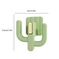thumbnail image 3 of Btomtd Wall Mounted Draining Slipper Rack with Hooks Bathroom Shoe Storage Shelf for Wet Footwear Organization, Green, 3 of 5