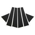 thumbnail image 1 of B Pillar Sticker, Sturdy Lightweight Wear Resistance Window Pillar Post Trim Anti Scratch 6pcs  Forte K3 Cerato 2009 To 2012, 1 of 8