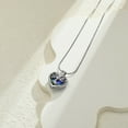 thumbnail image 5 of Cremation Jewelry Heart Urn Necklaces for Ashes for Women Flower Memorial Mini Keepsake Ashes Hollow Pendant, 5 of 6