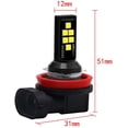 thumbnail image 3 of LAICAIW 2x H11 H8 LED Fog Light Bulb Advanced 3030 SMD Bright Colorful Daytime Running DRL Lamp, Red, 3 of 7