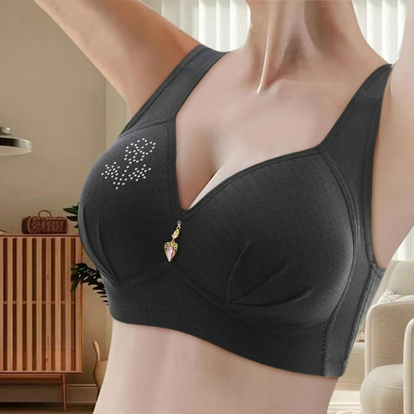 HUITKMM Soutien-Gorge Sans Fil pour Femmes Mode Décontractée Tube Respirant Sans Armature Rassemblement et Ajustement Bro 1782