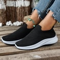 thumbnail image 2 of NOKIO Womens Tennis Shoes S𝗅ip On Laceless Trainers Shoes Non S𝗅ip Running Sneakers Gym Workout Comfortable Wide Width Sport Shoes Athlet𝗂c Bowling Shoes Fashion Lightweight Walking Shoes, 2 of 7