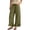 Blackish Green, variant on Womens Summer Fashion Essentials Clothes Linen Barrel Pants for Women Straight Leg Wide Leg Pant High Waisted Trousers Casual Pants for Women