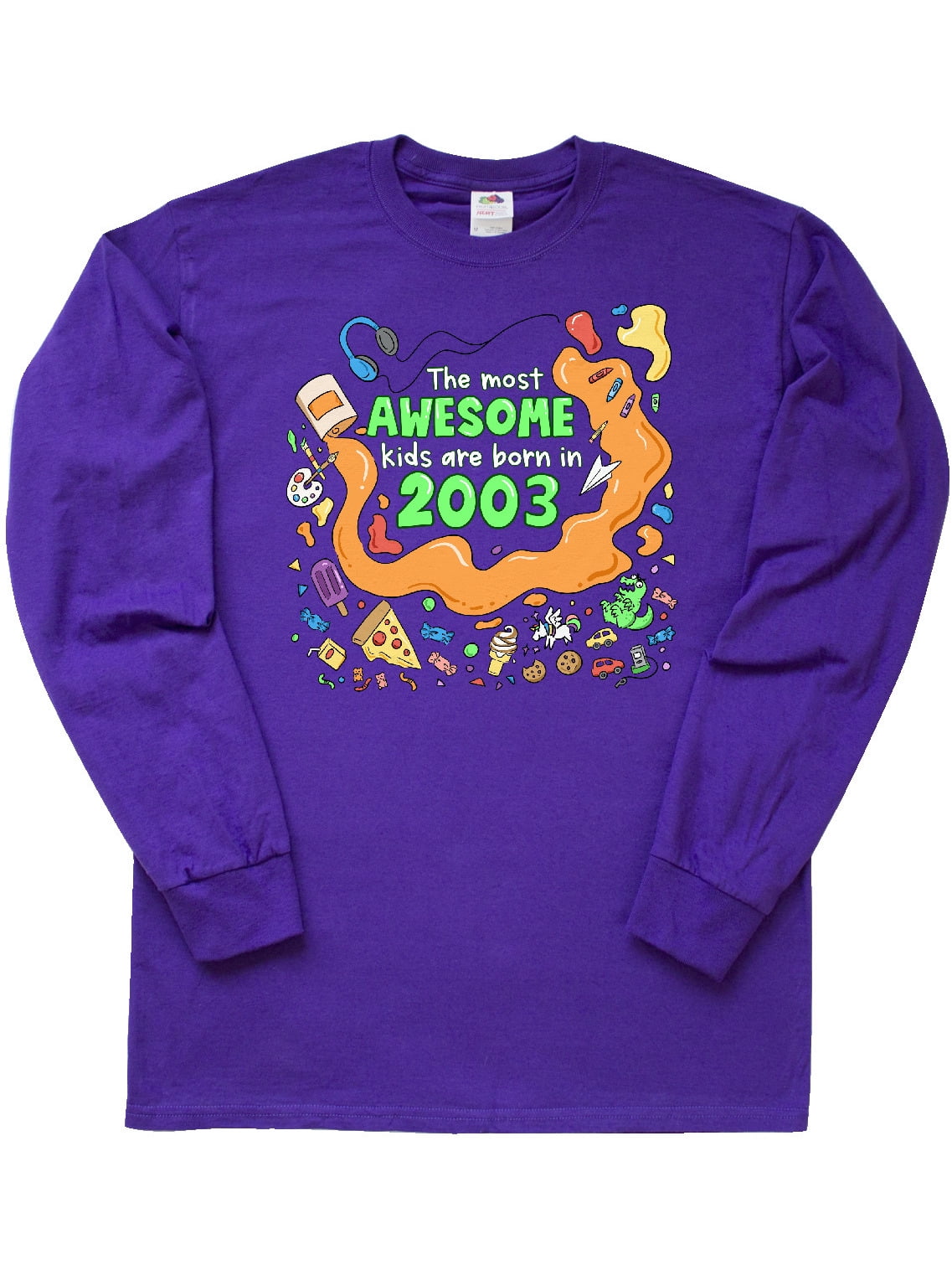 INKtastic The Most Awesome Kids Are Born In 2003 Long Sleeve T Shirt