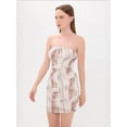 thumbnail image 3 of Abstract Strapless Mini Dress, 3 of 5