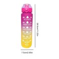 thumbnail image 4 of 1000 Ml Gradiente Esmerilada Con Botella Motivacional (rosa) Rojo, 4 of 5