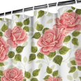thumbnail image 4 of Waterproof Pioneer Shower Curtain 72x84 Inch Polyester Unique Cute Floral Shower Curtain for Bathroom Hotel Home Decor with 12 Plastic Hooks, 4 of 5