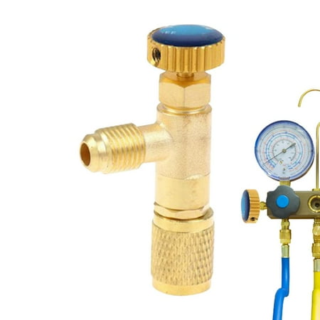 

Yungwalm Air Conditioner Safety Valve Safety Adapter Air Conditioning Tool R410a R22 Air Conditioning Refrigerant Brass Shut-Off Valve Air Conditioner Safety Adapter forceful