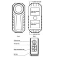thumbnail image 4 of Vibration Sensing Bike Alarm, 113dB Vehicle Security Alarm With Remote Control For Doors  For Bicycles, 4 of 8