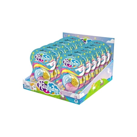 UPC: 0086002097286 | Educational Insights Playfoam Jumbo Pod Unicorn Mane Set of 12 in Display